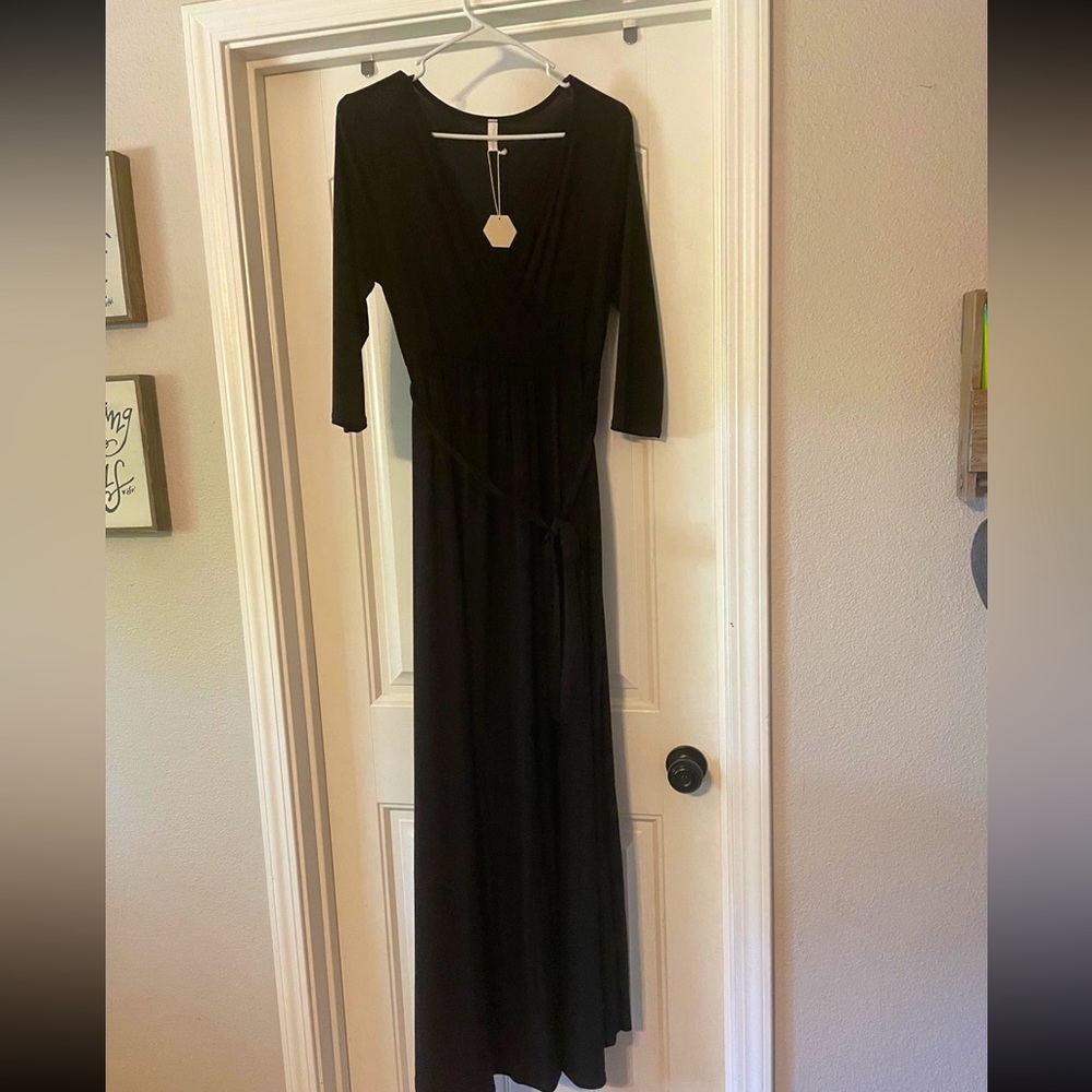 Black Maxi Dress Pinkblush